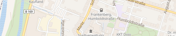 Karte Marktplatz Frankenberg/Sachsen