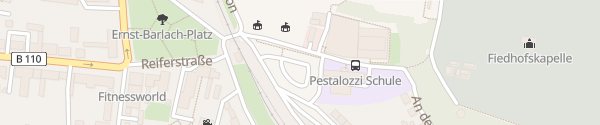 Karte Beermann Arena / Pestalozzi-Schule Demmin