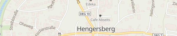 Karte Deggendorfer Straße Hengersberg