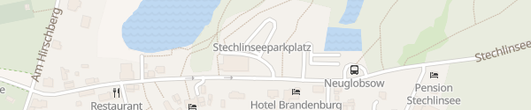 Karte Stechlinseeparkplatz Dagowsee Stechlin