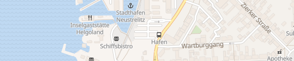 Karte Stadthafen Neustrelitz