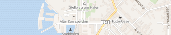 Karte Parkplatz Am Stadthafen Neustrelitz
