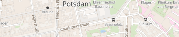 Karte Busparkplatz Potsdam