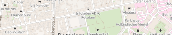 Karte Bassinplatz Potsdam