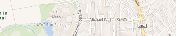 Karte Michael-Pacher-Straße Salzburg
