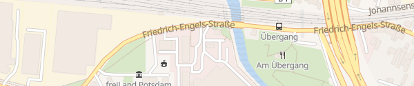 Karte Friedrich-Engels-Straße Potsdam