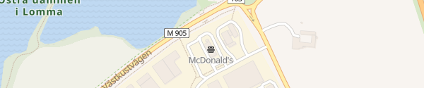 Karte McDonald's Looma