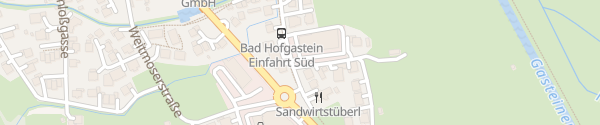 Karte MPREIS Pyrkerstraße Bad Hofgastein