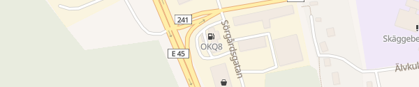 Karte OKQ8 Sunne