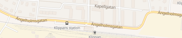 Karte Bahnhof Klippan