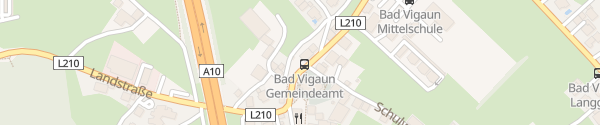 Karte Gemeindeamt Bad Vigaun