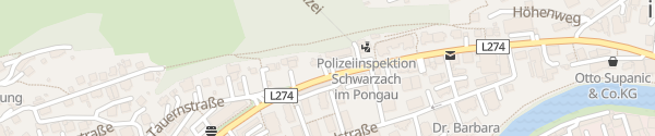 Karte OMV Tankstelle Schwarzach im Pongau