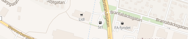 Karte Lidl Rörstrandsgatan Lidköping