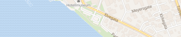 Karte Stadtzentrum Mosjøen