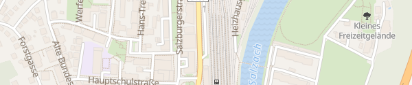 Karte Bahnhof Bischofshofen