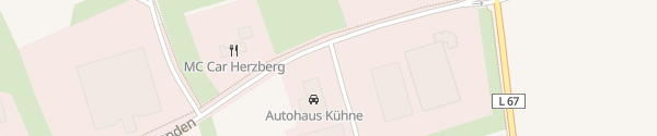 Karte Autohaus Kühne Herzberg (Elster)