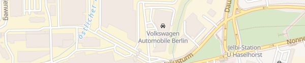 Karte Volkswagen Automobile Berlin Berlin