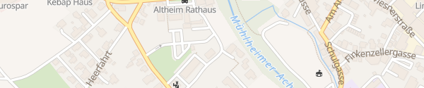 Karte Geothermiekraftwerk Altheim