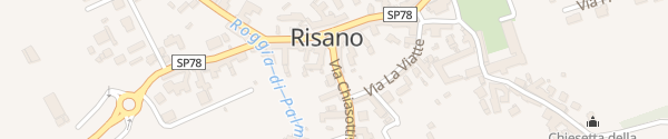 Karte Via Chiassotis Pavia di Udine