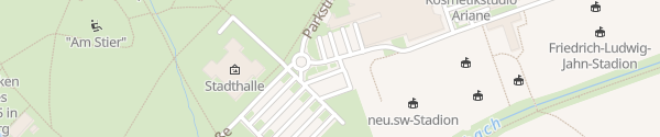 Karte Stadthalle / Jahnsportforum Neubrandenburg
