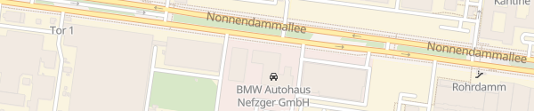 Karte BMW Autohaus Nefzger Berlin