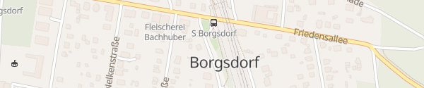 Karte S-Bahnhof Borgsdorf Hohen Neuendorf
