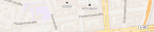Karte Fredericiastraße Berlin