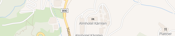 Karte Almhotel Kärnten Hermagor
