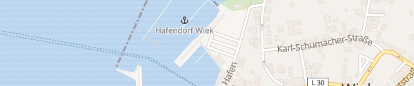 Karte Yachthafen Hafendorf Wiek Wiek