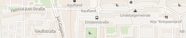 Karte Lindetal Center Neubrandenburg