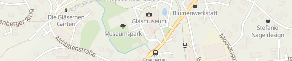 Karte Glasmuseum Frauenau