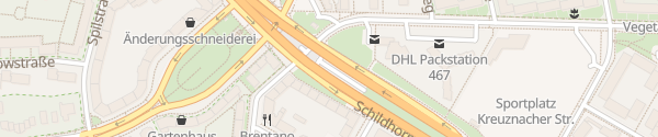 Karte Schildhornstraße nur Miles, greenwheels, mobileee Berlin