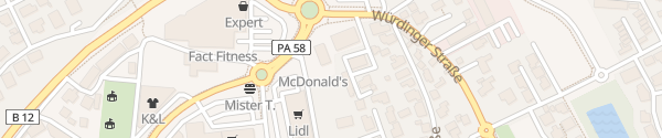 Karte McDonald's Pocking