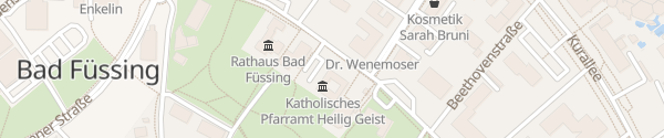 Karte Rathaus Bad Füssing