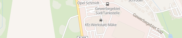 Karte Volkswagen Autohaus Dittmar Mäke Brand-Erbisdorf