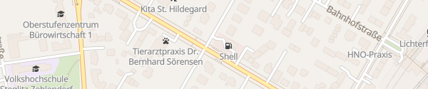 Karte Shell Tankstelle Königsberger Straße Berlin