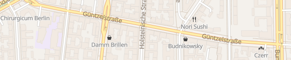 Karte Holsteinische Straße Berlin