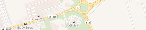 Karte Circle K Eslöv