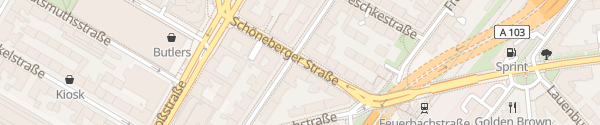 Karte Schöneberger Straße Berlin