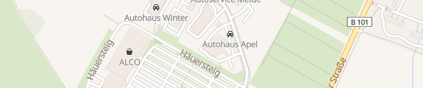 Karte Nissan Autohaus Apel Freiberg