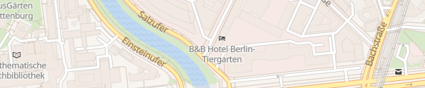Karte B&B Hotel Berlin-Tiergarten Berlin