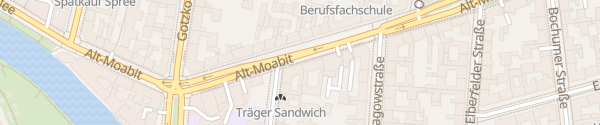 Karte Alt-Moabit Berlin
