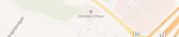Karte Old Mikes Diner Örkelljunga