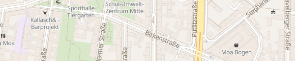 Karte Birkenstraße Berlin