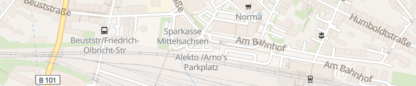 Karte Hotel Alekto Freiberg