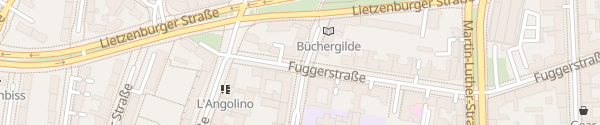 Karte Fuggerstraße Berlin