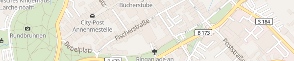 Karte Parkhaus Altstadt Freiberg