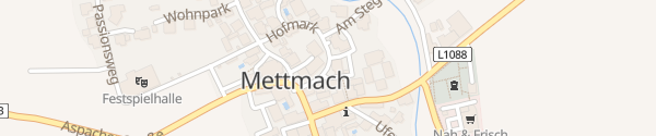 Karte E-Bike Ladesäule Gemeindeamt Mettmach