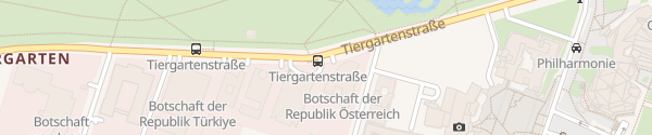 Karte Landesvertretung Baden-Württemberg Berlin