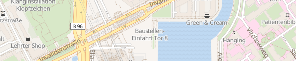 Karte innogy Ladesäule Hauptbahnhof Berlin
